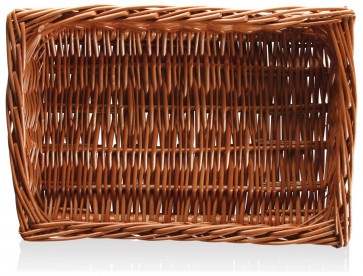 Boska Wicker Basket Rectangular Angled Sides