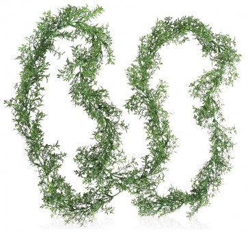 Boska Dekorationsgrün Buchsbaum-Girlande Set von 12 Stück