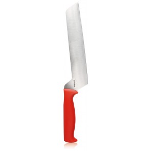 Boska Semi-Hard Cheese Knife Red Handle 210 mm