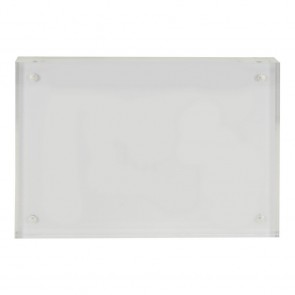 Securit® Porte-affiche acrylique comme cadre simple ou double face - A6 - 6x